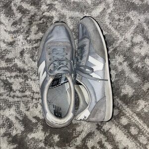 New Balance Gray and White Athletic Shoes